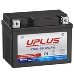 UPLUS Motorcycle Battery YTX4L-BS Agm Battery, 12V 3Ah SLA Batteries Maintenance Free Scooter ATV, Replacement for YT4L-BS, Agm12-4, LTX4L-BS, NTX4L-BS, CTX4L-BS, GTX4L-BS, FTX4L-BS