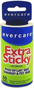Evercare Garment Lint Roller Extreme Stick Refill - 60 Sheets