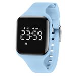 Kids Watch, Fitness Tracker Watch for Kids Teenager Sport Pedometer Step Counter Watch with Distance/Calories/Stopwatch/Vibrating Alarm Gift for Kids Teens Girls Boys SkyBlue