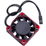 High Speed RC Motor Cooling Fan 40x40mm for ESC/Motor Heat Sink Replacement (Red)