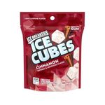 ICE BREAKERS ICE CUBES Cinnamon flavored Sugar Free Chewing Gum, Xylitol Gum, 8.11 oz, Bag (100 Pieces)