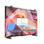 ULTRAMAC® 65 inch ISO Certified Premium TV Screen Protector-Fiber Glass Guard| Crystal Clear Vision| Anti-Scratch| Anti-Glare|9H Hardness