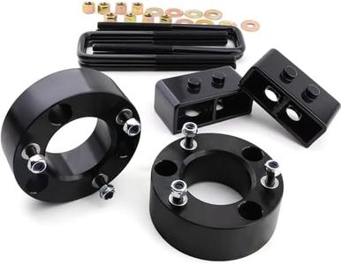 JiiinMiiin Leveling Lift Kits for 2004-2020 Ford F150 2WD/4WD, 3" Front and 2" Rear Full Leveling Lift kit, 3inch + 2inch Rear Strut Spacer Suspension Lift Kits Lift Spacers,Black