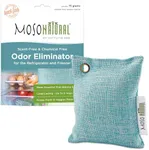 Moso Natural Air Purifying Bag for the Refrigerator and Freezer. A Scent Free Odor Eliminator. More Powerful Than Baking Soda.