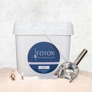 Foton Pearled Candle Sand 9lb Bucket, Nude Unscented