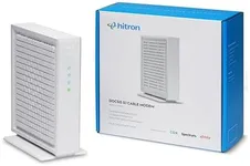 Hitron CODA56 Multi-Gigabit DOCSIS 3.1 Modem | 2.5 Gbps Max Internet Speeds | Certified with Xfinity, Charter Spectrum, Cox & More | 10x Faster Than DOCSIS 3.0 | 2.5 Gbps Ethernet Cable Modem