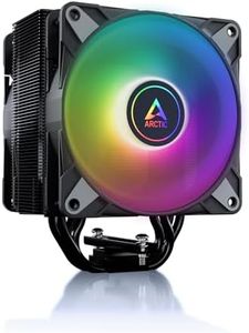 ARCTIC Freezer 36 A-RGB - Single-Tower CPU Cooler with Push-Pull, Two Pressure-optimised 120 mm P Fans and ARGB Lighting, Fluid Dynamic Bearing, 200–2000 RPM, 4 Heatpipes, incl. MX-6 Thermal Compound