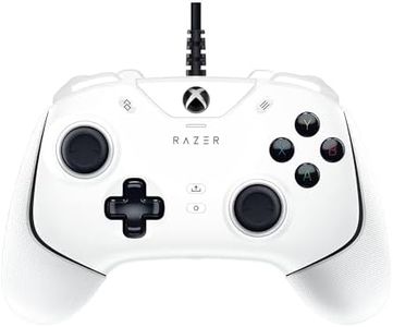 Razer Wolverine V2 Wired Gaming Controller for Xbox Series X|S, Xbox One, PC: Remappable Front-Facing Buttons - Mecha-Tactile Action Buttons and D-Pad - Trigger Stop-Switches - White