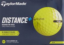 2021 TaylorMade Yellow Distance+ Golf Balls