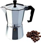 ZAZRA® Italian Espresso Stove Top Coffee Maker Espresso Cups Italian Stove Top Coffee Continental Percolator Pot Jug, Camping, Caravan, Brewing Rich Coffee Moka Pot (1 cup / 50ml)