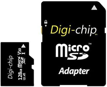 Digi-Chip Micro-SD Memory Card UHS-1 High Speed for Amazon Fire 7, Fire 7 Kids, Amazon Fire HD8, HD8 Kids, Fire HD10, Fire HD 10 Kids Tablet PC (128GB, Yellow - Extreme)