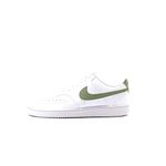 Nike Men's Basketball Shoes, White/Oil Green-medium Olive, 10.5