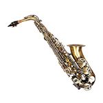 Kadence Alto Saxophone, Case, Mouthpiece, Polishing Cloth, Cleaning Rod And White Gloves (Anticuk Copper) (Anticuk Copper)