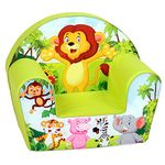 Delsit DT8-17123 Delsit Children's Armchair Zoo, Green