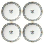 Lenox 893654 Autumn White 4-Piece Dinner Plate Set, Porcelain, Multicolor