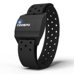 COOSPO Armband Heart Rate Monitor HW706, Bluetooth4.0 ANT+ HR Optical Heart Rate Sensor for Sport Fitness, Chargeable Dual HR Band IP67 HRM, Compatible with Peloton,Wahoo,Polar,Strava,Zwift,DDP Yoga