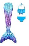 DNFUN Mermaid Tails for Swimming fo