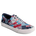 Sperry Men's Striper II CVO Washable Sneaker, Usa Patchwork, 14