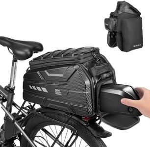 KEMIMOTO Ebike Rear Bike Rack Bags 40L, EVA Hard Shell Bag