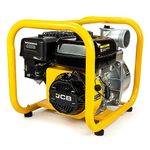 JCB 80mm 3’’ Professional Petrol Water Pump 7.5hp 224cc 4-Stroke Heavy-Duty 32mm Open Water Pump Frame 28m Lift 7m Suction 3.6L Fuel Tank 3 Years Warranty