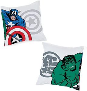 Jay Franco Marvel Comics Cool Lot de 2 taies d'oreiller 100 % coton 80 x 80 cm