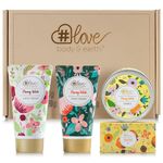 Gifts for Women - Lotion Sets for Women Gift, Peony Wish Scent Care Package, Gift Set for women Include Hand Cream, Foot Cream, Soap, Scented Candle, Women Gifts for Christmas Birthday