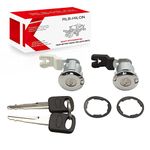 RLB-HILON Door Lock Cylinder Set Compatible withFord E150 E250 E350 Econoline Van F150 F250 F350 Explorer Ranger Front Driver & Passenger Side Door Lock Kit