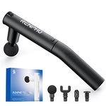 Massage Gun, RENPHO Extend Massage Gun Deep Tissue, Mini Electric Handheld Massagers, Powerful up to 2600rpm Percussion Muscle Massage Gun with Type-C Charging for Gym Tense Muscle, Fitness Relax