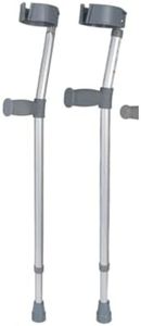 Adjustable Forearm Elbow Crutches Pair - 160kg Tolerance Canadian Crutches Medical Grade Arm Crutch - Standard