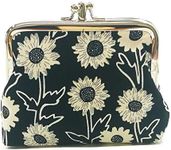 Sanxiner Cute Floral Buckle Coin Pu