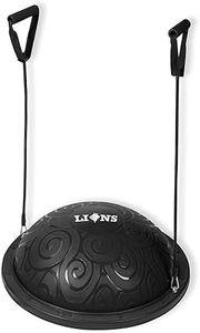 FAIRWAYUK Half Balance Ball - Trainer Stability Yoga Exercise Ball with Resistance Bands, Pump Anti-Slip Surface Core Strength Training Workout Equipment Home Gym