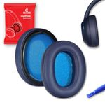 Crysendo Headphone Cushion Replacement Ear Pads Cushions for Son-y XB 900 N Headphone | Earpads for Headphones, Soft Protein Leather, Superior Noise Isolation Memory Foam (Blue)