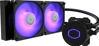 Cooler Master MasterLiquid ML240L RGB V2 CPU Liquid Cooler - Black | Support Intel & AMD CPU Socket AM5, AM4, AM3, LGA1700, 1200, 2066, 1151 | 3rd Gen Dual Chamber Pump | 240mm Close-Loop AIO