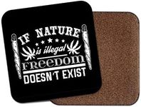 1 x Legalise Weed Coaster - Freedom