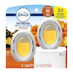 Febreze Bathroom Air Freshener, Odor-Fighting, Plug In Alternative, Air Fresheners for Home and Bathroom and Kitchen, Closet Air Fresheners, Hawaiian Aloha Scent, 2 Count
