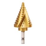 COMOWARE Spiral Step Drill Bit Set (1 Pc Spiral)