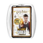 Top Trumps Quiz Harry Potter Game, 500 questions to test your knowledge and memory in the world of Hogwarts, spells, witches & wizards and Lord Voldemort, gift and toy for Boys and Girls aged 8 plus