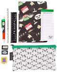 Friends Stationery Set Kids & Adults | A5 Central Perk Book, Ruler, Writing Pen, Pencil, Eraser, Sharpener & F.R.I.E.N.D.S Pencil Case School Supplies Gifts