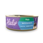 Halo Grain Free Natural Wet Cat Food, Indoor Whitefish Recipe, 5.5-Ounce Can (Pack of 12)