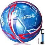 Senston Soccer Ball with Pump Football Adults and Junior Kids Size 4 Kids Soccer Ball