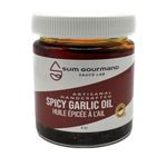 Spicy Garlic Chili Oil/Handcrafted/Vegan & Gluten Free / 4 oz jar/Made with Organic Korean Chili Powder