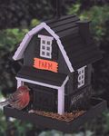 Koop Birdhouse Bird Feeders Unique Design Novelty Hanging Tree Bird House Gift Boxed (FARM)