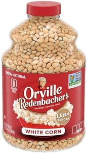 Orville Redenbacher's Original Gourmet White Popcorn Kernels, Gluten Free, 30 Ounce Jar (6 Pack)