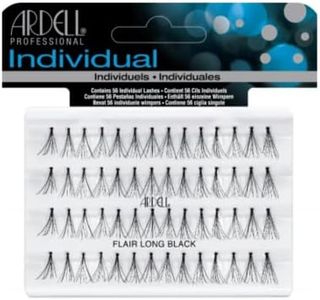 Ardell DuraLash Individual Long Flare Lashes, Black 56 ea, Pack of 1