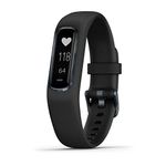 Garmin vívosmart 4, Activity and Fitness Tracker w/Pulse Ox and Heart Rate Monitor, Midnight with Black Band