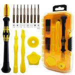 Precision Screwdriver Set, Tool Kit Compatible with iPhone SAMSUNG, Phillips #000 1.5mm, Pentalobe P2 P5, Tri-point Y000, Torx T2, Pry Tool Kits, Electronics Repair Tool