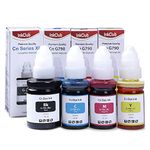 Inkclub Compatible Refill Ink GI790 (Black-135ml) & (Color-70ml Each) for Canon Printer no G1000 G1010 G2000 G2002 G2010 G2012 G3000 G3010 G3012 G4000 G4010 (CMYK)