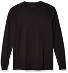 Soffe Men's Men'S Long Sleeve Cotton T-ShirtBlackXX-Large