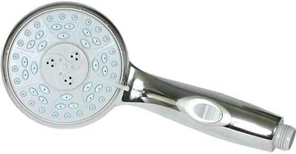 Camco 43710 RV Shower Head with On/Off Switch (Chrome)