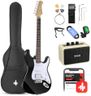 Donner DST-100 39 Inch Electric Guitar Beginner Kits Solid Body Electric Guitar Kit Package HSS Pickup with All Accessories Amplifier, Bag, Tuner, Capo, Strap, Cable, Picks